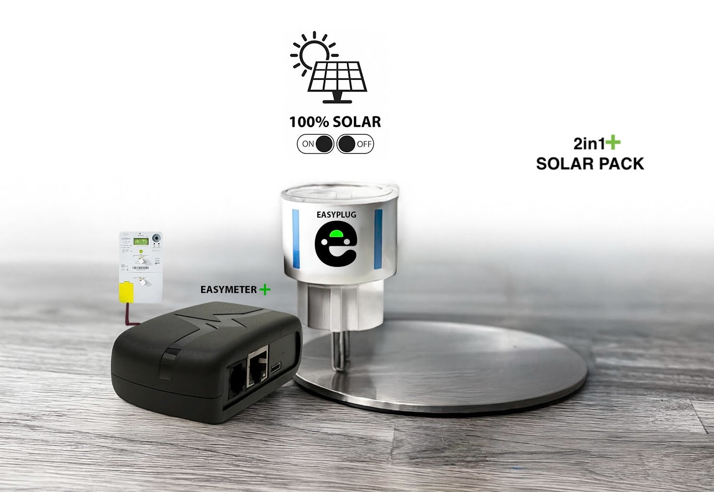 EasyNRJ PROMO PACK solar charging - 2-in-1 zonne-energie oplaadsysteem