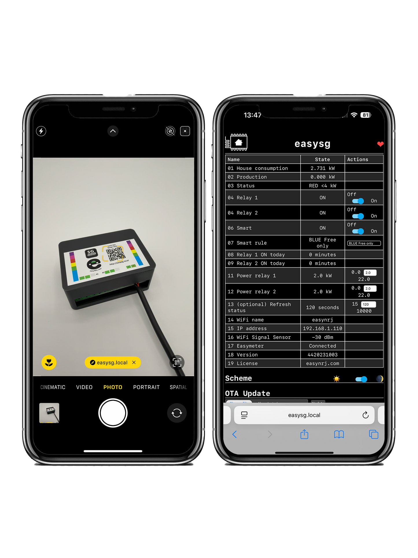 EasyNRJ easySG PRO Smart Grid Connector voor Warmtepompen & Boilers