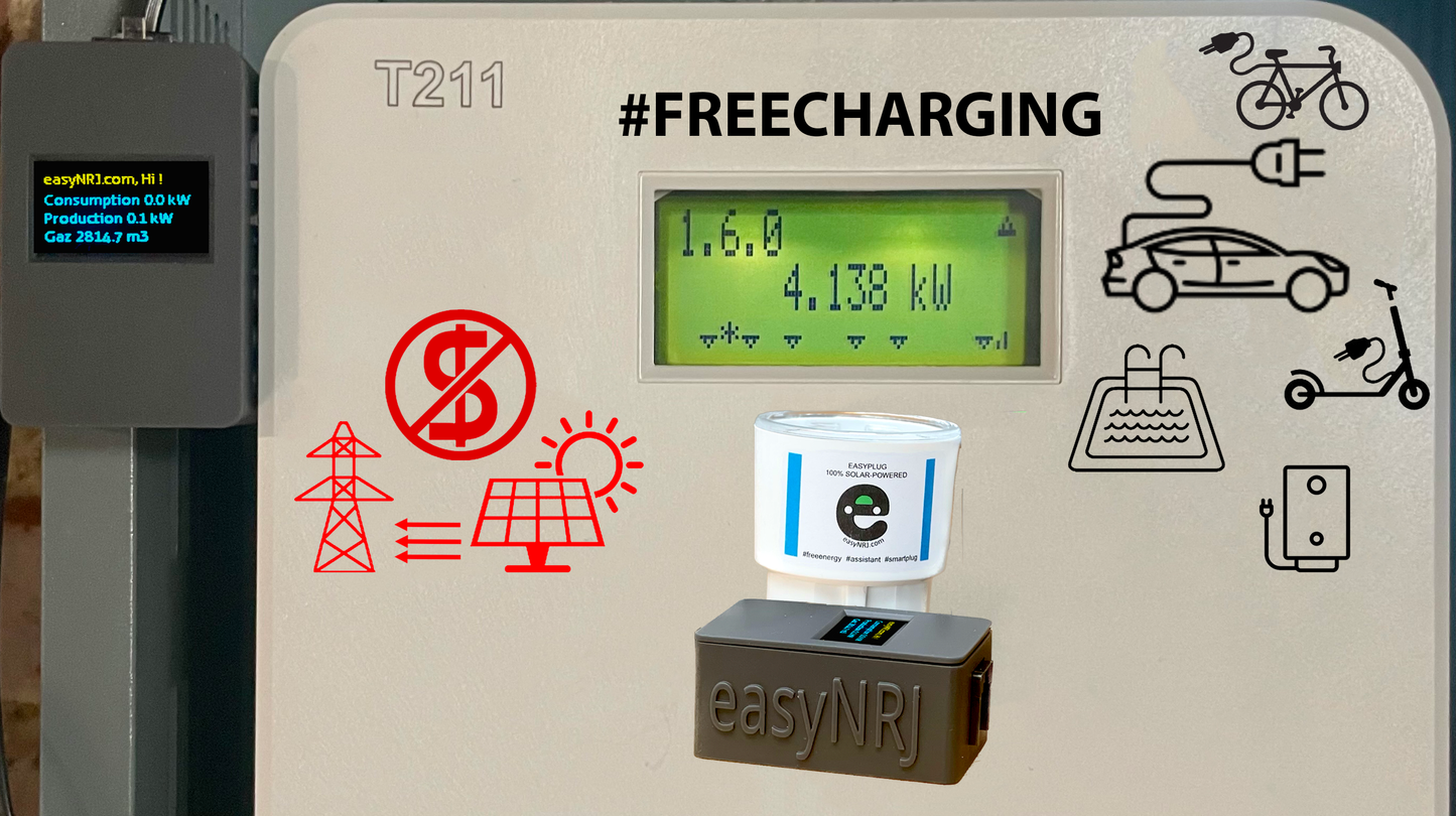 EasyNRJ PROMO PACK solar charging - Système de chargement solaire 2-en-1